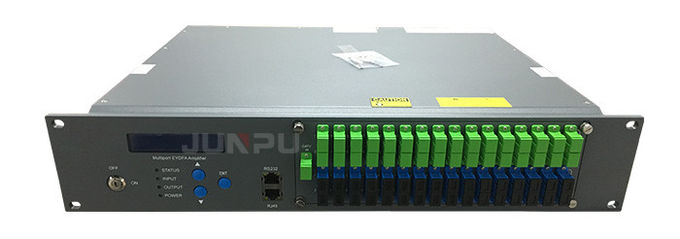 網制御を用いるJunpu Catv Gpon 64の港Wdm Edfa 1550nmの視覚のアンプ18dbm 5