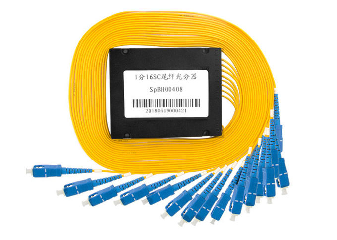 SC APCのアダプターとのCATVのための繊維光学PLCのディバイダー ケーブル1x16 0