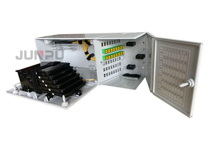 繊維光学装置FTTH箱48 SCはファイバ・オプティックスの配電箱IP55の芯を取る 0